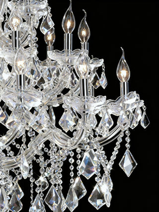 37'' Big Chandelier 28 Lights Maria Theresa Crystal Chandelier for Living Room MT01L28C