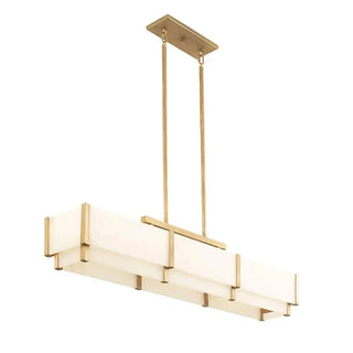 Orleans Linear Alabaster Linear Chandelier