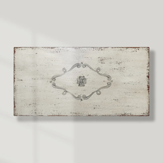 Bianca Dining Table (Italian Hand-Painted, Dual Leaf Extensions)