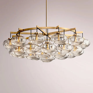 Kabrette Clear Glass Round Chandelier