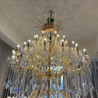 9ft x 12 ft Extra Large Maria Theresa Chandelier for Big Hall 108"W 144"H