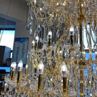 9ft x 12 ft Extra Large Maria Theresa Chandelier for Big Hall 108"W 144"H