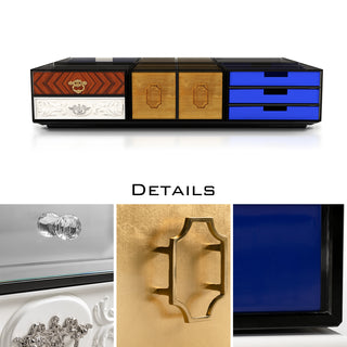 Luxury Modular Coffee Table with Geometric Design, Hidden Storage & Modern Style