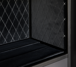 Luxury Collectible Vault Safe with Gold-Plated Finish & Secret Dial Lock System