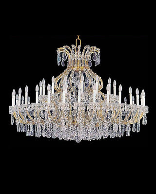 73X47 Inch Extra Wide Chandelier Big Maria Theresa Crystal Chandelier For Wedding Hall
