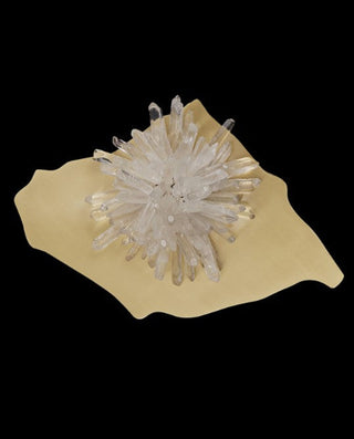 LED Modern Wall Lamp Geode Quartz Crystal Wall Sconce