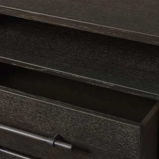 Sullivan Reclaimed Oak Nightstand | Rustic 2-Drawer Bedroom Storage