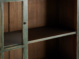 Merritt Solid Pine Tall Display Cabinet For Living Rooms Dining Areas Entryways