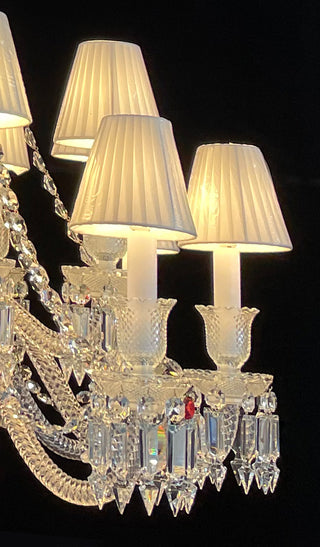 18 Lights Replica Zenith Flou Baccarat Lighting Colored Crystal Chandelier