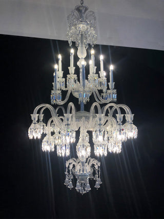 High Quality Lustre Baccarat Copied Solstice Chandelier Baccarat Crystal Lighting 18 Lights