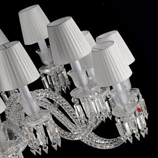 16 Lights Oval Baccarat Lighting with Lampshades