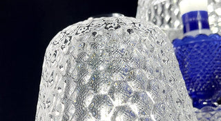 12 Lights Replica Baccarat Chandelier Blue & Clear Baccarat Crystal Lighting