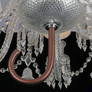 12 Lights Baccarat Crystal Lighting with Umbrella
