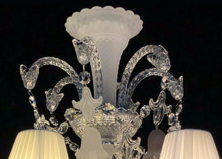 High Quality 12 Lights Replica Zenith Flou Baccarat Crystal Lighting Chandelier