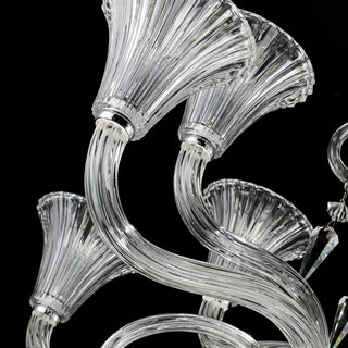 8 Lights Mille Nuits Chandelier Replica Clear Crystal Baccarat Lighting
