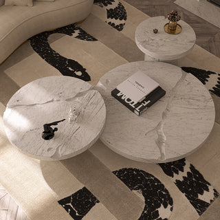 Luxury Gold Coffee Table with Round Glass Top & Sculptural Brass Base