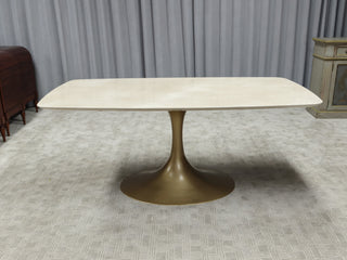 Oval Metal Trumpet Base without tabletop