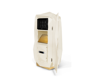 Luxury Diamond Floor Safe with Hidden Watch Winder & Certified High-Security Storage System