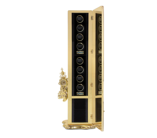 Luxury Surreal Watch Winder Safe Inspired by Salvador Dalí with Gold-Plated Finish & Secret Storage