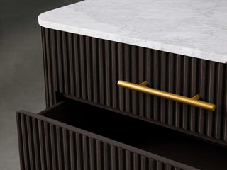 Finley Closed Nightstand & Three-Drawer Chest