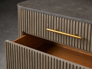 Finley Closed Nightstand & Three-Drawer Chest