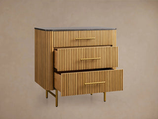 Finley Closed Nightstand & Three-Drawer Chest