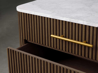 Finley Closed Nightstand & Three-Drawer Chest