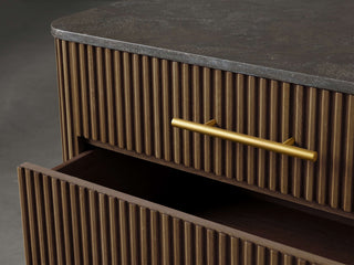 Finley Closed Nightstand & Three-Drawer Chest
