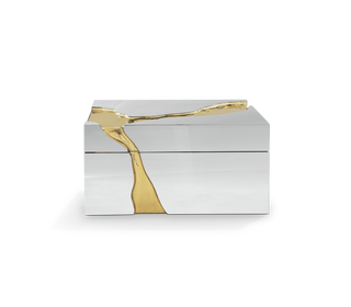 Luxury Lapiaz Watch Box with Polished Stainless Steel & Premium Watch Storage Design