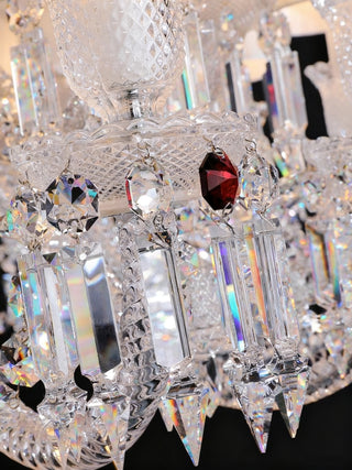 48 Lights Baccarat Inspired Crystal Chandelier 60X72 Inch Big Chandelier for Living Room