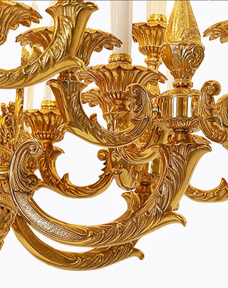 59X65 Inch 19th Century Extra Large French Brass Chandelier Antique Chandelier for Foyer