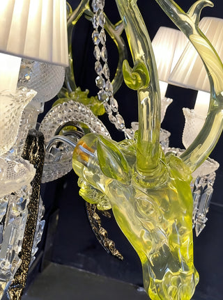 Custom Made Etrange Zenith Deers Chandelier Baccarat Crystal Lighting 6 Lights