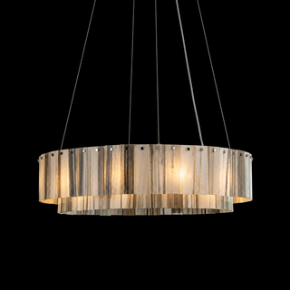Modern Two-Tier  Luxury Marble Round Chandelier