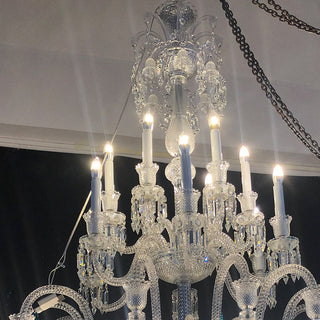36 Lights Replica Baccarat Solstice Chandelier Clear Big Baccarat Lighting