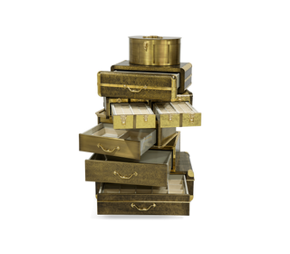 Luxury Champagne Gold Vault Safe with High-Security Storage & Elegant Designer Finish