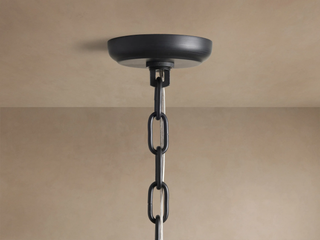Modern Faceted Crystal Round Chandelier with Brass or Bronze Finish