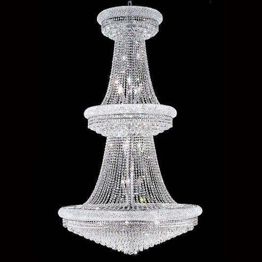 42X72 Inch 48 Lights Elegant Empire K9 Crystal Chandelier