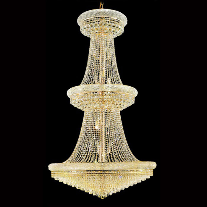 42X72 Inch 48 Lights Elegant Empire K9 Crystal Chandelier