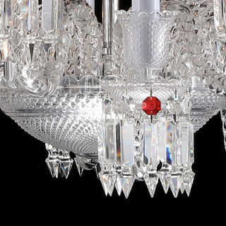 16 Lights Oval Baccarat Crystal Lighting for Dining Room