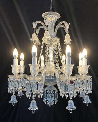 High Quality Lustre Baccarat Copied Clear Zenith Baccarat Chandelier 8 Lights