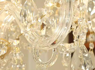37 Lights Maria Theresa Chandelier 44 Inch Elegant Gold Crystal Lighting