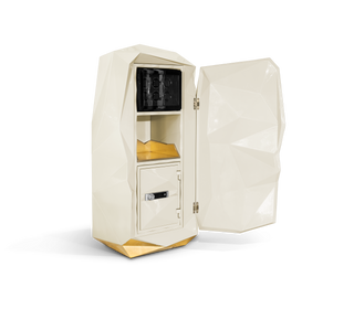 Luxury Diamond Floor Safe with Hidden Watch Winder & Certified High-Security Storage System