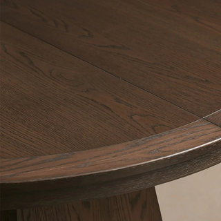 Leighton Round Extension Dining Table with Leaves