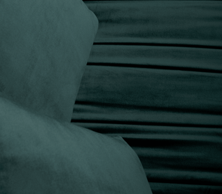 Luxury Imperfect Sculptural Sofa with Hammered Brass Frame & Artistic Design
