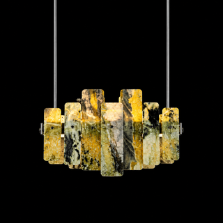 Modern Layered  Luxury Marble LED Chandelier