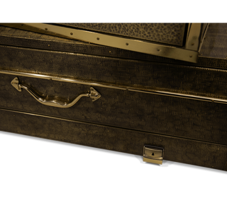 Luxury Champagne Gold Vault Safe with High-Security Storage & Elegant Designer Finish