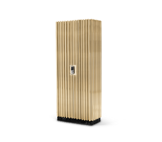 Luxury Watch Winder Safe with Gold-Plated Brass Design & Custom Jewelry Storage System