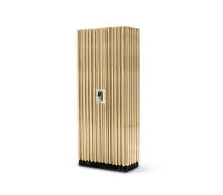 Luxury Watch Winder Safe with Gold-Plated Brass Design & Custom Jewelry Storage System