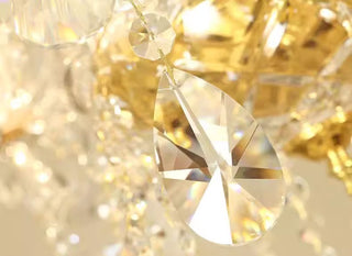 37 Lights Maria Theresa Chandelier 44 Inch Elegant Gold Crystal Lighting