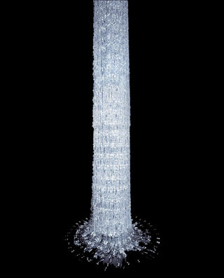 Waterfall Swarovski Crystal Chandelier Lighting  72" W 96"H